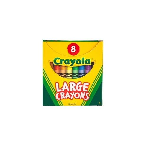 Crayola 8-count Large Crayons - Assorted - 8 / Box