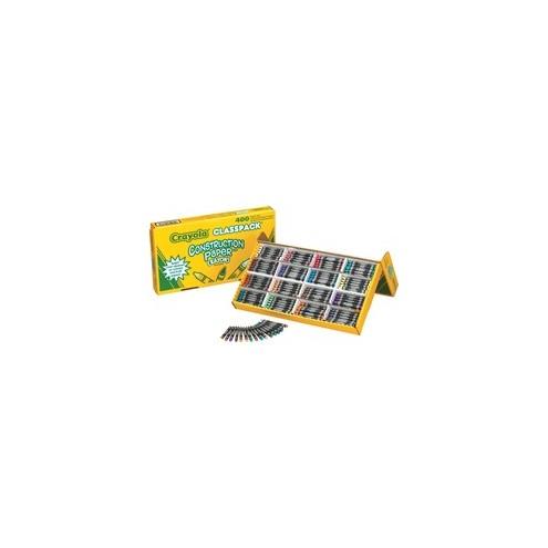 Crayola Construction Paper Classpack Crayons - Classroom - Recommended For - 400 / Box - Multicolor