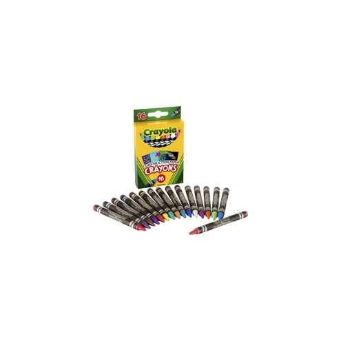 Crayola 16 Construction Paper Crayons - Assorted - 16 / Box