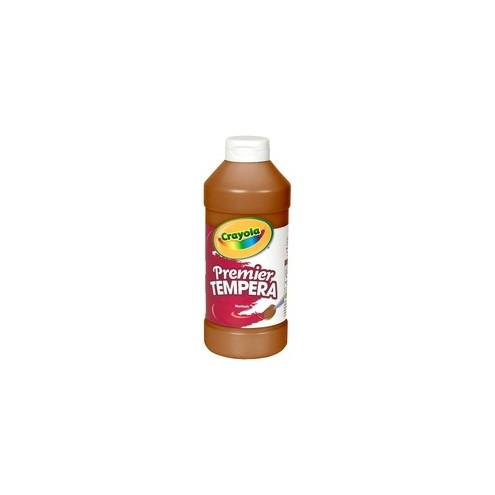 Crayola 16 oz. Premier Tempera Paint - 16 oz - 1 Each - Brown