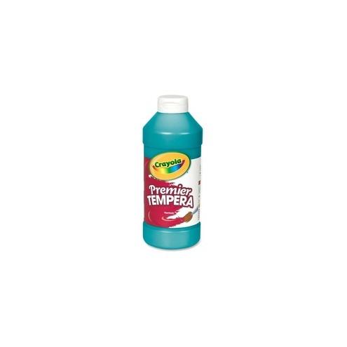 Crayola 16 oz. Premier Tempera Paint - 16 fl oz - 1 Each - Turquoise