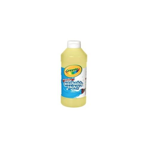 Crayola Washable Paint - 16 oz - 1 Each - Yellow