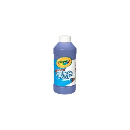 Crayola Washable Paint - 16 oz - 1 Each - Blue