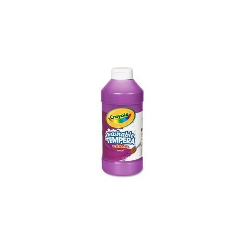 Crayola Artista II Washable Tempera Paints - 16 oz - 1 Each - Violet