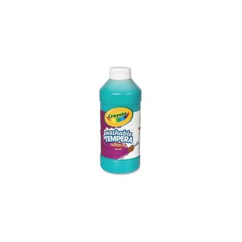 Crayola Artista II Washable Tempera Paints - 16 oz - 1 Each - Turquoise