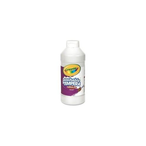 Crayola Artista II Washable Tempera Paint - 16 oz - 1 Each - White