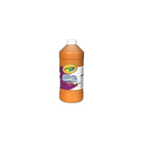 Crayola Washable Tempera Paint - 2 lb - 1 Each - Orange