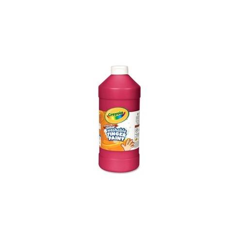 Crayola Washable Finger Paint Markers - 2 lb - 1 Each - Red