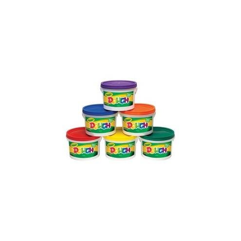 Crayola Super Soft Dough - Fun and Learning, Sculpture - Recommended For - 6 / Carton - Red, Orange, Yellow, Blue, Green, Violet