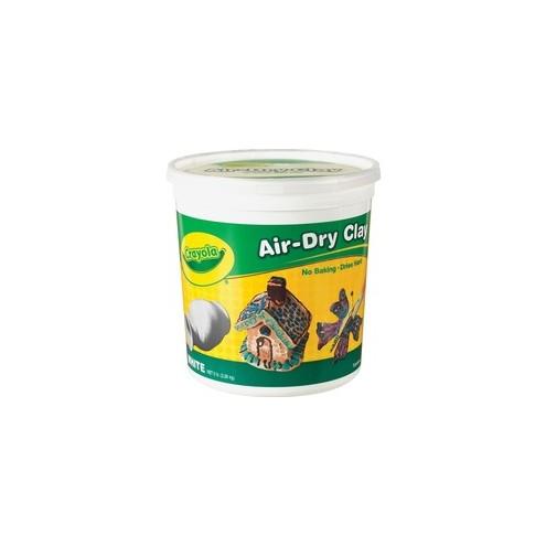 Crayola Air-Dry Clay - Art Classes - Recommended For - 1 Each - White