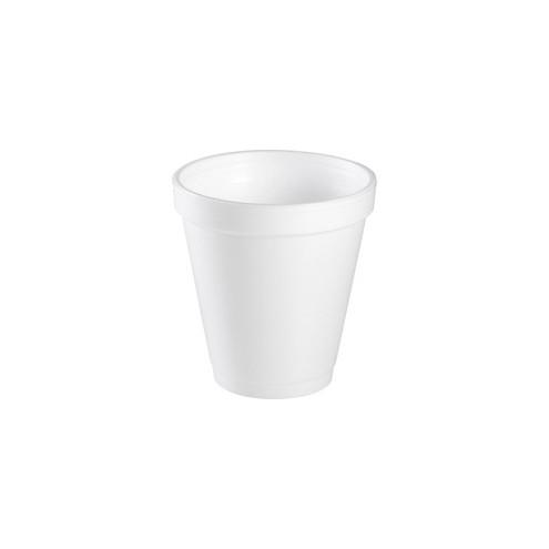 Dart Insulated Foam Cups - 25 / Pack - 10 fl oz - 1000 / Carton - White - Foam - Beverage