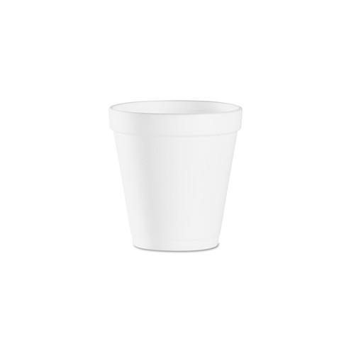 Dart Small Foam Cups - 10 fl oz - 1000 / Carton - White - Foam - Hot Drink, Cold Drink, Coffee, Cappuccino, Tea, Hot Chocolate, Hot Cider, Juice, Soft Drink