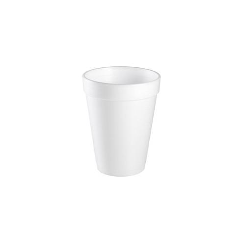 Dart Insulated Foam Cups - 14 fl oz - 1000 / Carton - White - Foam - Cold Drink, Hot Drink, Soft Drink