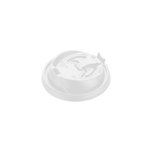 Dart Reclosable Hot Beverage Cup Lid - 100 Lids/Pack - 1000 / Carton - White