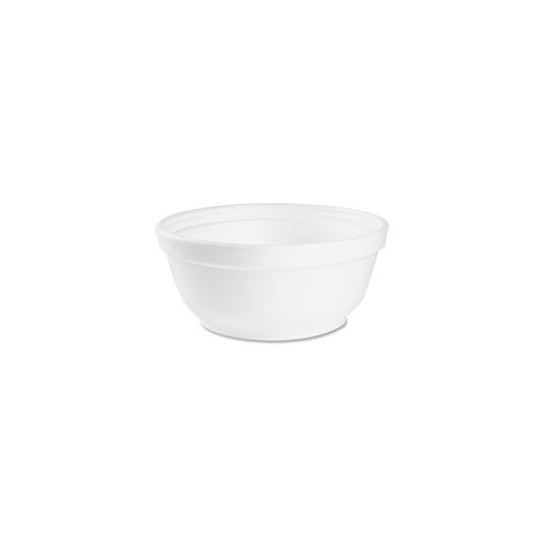 Dart Insulated Foam Bowls - 8 fl oz Bowl - Foam - 1000 Piece(s) / Carton