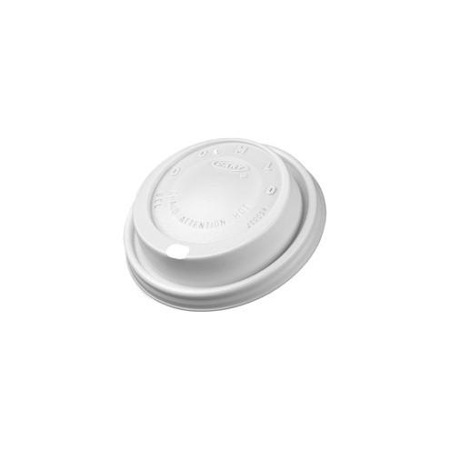 Dart 8 oz. Foam Cup Lids - Round - Plastic - 1000 / Carton - White
