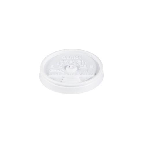 Dart Sip Thru Lid - Dome - 1000 / Carton - White