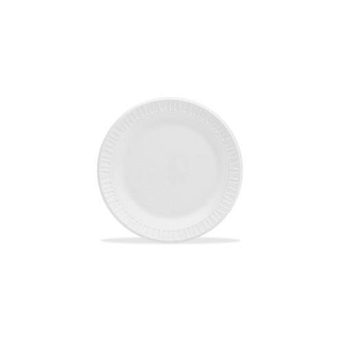 Dart Round Foam Dinnerware Plate - 9" Diameter Plate - Foam - 500 Piece(s) / Carton