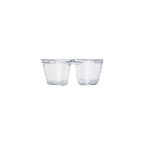Dart Cup Inserts - 3 fl oz Cup, Cup Insert - Polyethylene Terephthalate (PET) - Clear - 500 Piece(s) / Carton