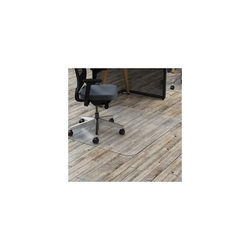 Deflecto Polycarbonate Chairmat for Hard Floors - Hard Floor - 48" Length x 36" Width - Rectangle - Polycarbonate - Clear