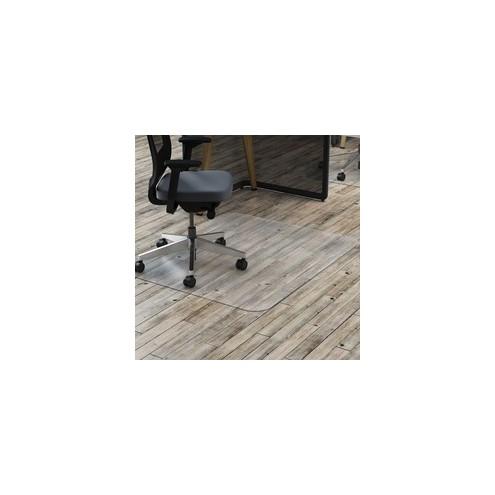 Deflecto Polycarbonate Chairmat for Hard Floors - Hard Floor - 53" Length x 45" Width - Rectangle - Polycarbonate - Clear