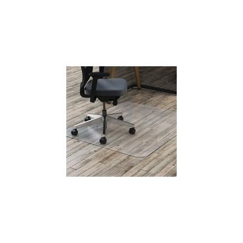Deflecto Polycarbonate Chairmat for Hard Floors - Hard Floor - 60" Length x 46" Width - Rectangle - Polycarbonate - Clear