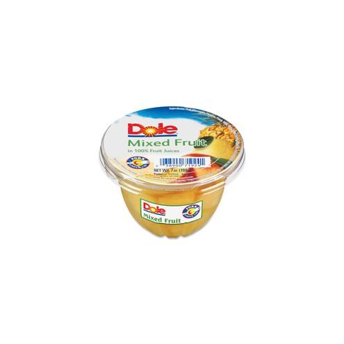 Dole Mixed Fruit Cups - Mixed Fruit - 7 oz - 12 / Carton