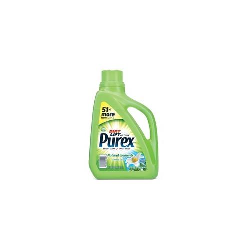 Purex Natural Elements Liquid Detergent - Liquid - 75 fl oz (2.3 quart) - Linen, Lilies Scent - 6 / Carton - Blue