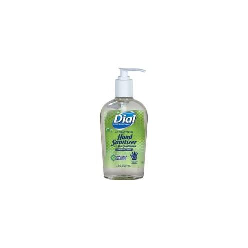 Dial Hand Sanitizer - 7.50 oz - Pump Bottle Dispenser - Kill Germs, Bacteria Remover, Mold Remover, Yeast Remover - Hand - Fragrance-free, Dye-free - 12 / Carton