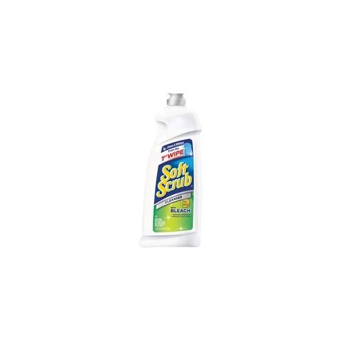 Dial Professional Soft Scrub with Bleach Cleanser - 24 oz (1.50 lb) - Lemon ScentBottle - 9 / Carton - White