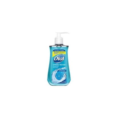 Dial Spring Water Antibacterial Hand Soap - Spring Water Scent - 7.5 fl oz (221.8 mL) - Kill Germs - Hand, Skin - Blue - 1 Each