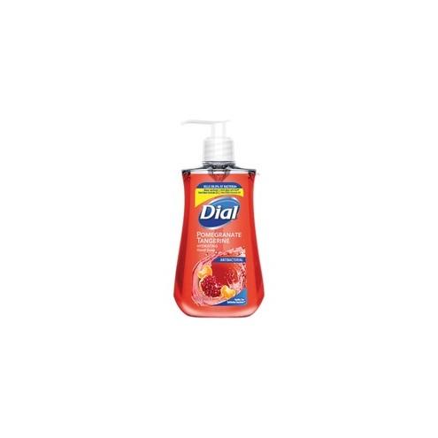 Dial Pomegranate Antibacterial Hand Soap - Pomegranate & Tangerine Scent - 7.5 fl oz (221.8 mL) - Kill Germs - Hand, Skin - Red - Residue-free - 12 / Carton