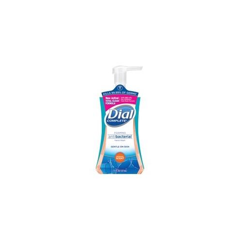 Dial Complete Foaming Hand Wash - 7.5 fl oz (221.8 mL) - Pump Bottle Dispenser - Kill Germs - Hand - Amber - 8 / Carton