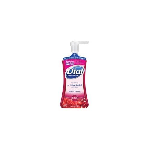 Dial Complete Foaming Antibacterial Hand Wash - 7.50 oz - Pump Bottle Dispenser - Kill Germs - Hand, Skin - Red - 1 Each