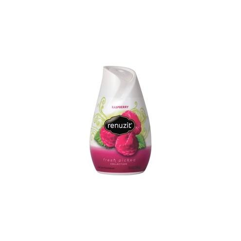 Dial Renuzit Aroma Raspberry Air Freshener - 7 fl oz (0.2 quart) - Raspberry - 30 Day - 12 / Carton - Odor Neutralizer, Long Lasting