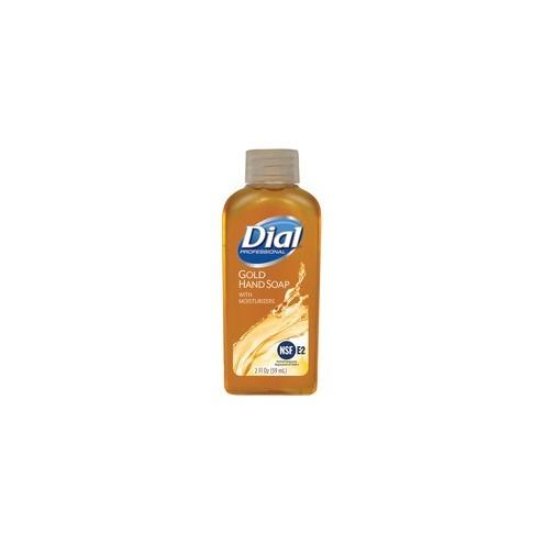 Dial Original Gold Antimicrobial Liquid Soap - 2 fl oz (59.1 mL) - Kill Germs - Hand - Orange - 48 / Carton