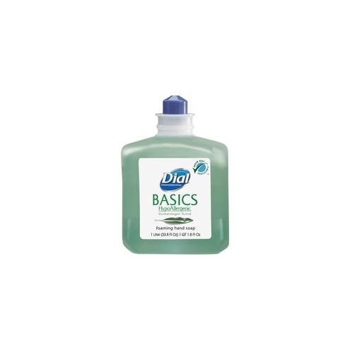 Dial Basics HypoAllergenic Foam Soap Refill - Honeysuckle Scent - 33.8 fl oz (1000 mL) - Hand - Green - 1 Each