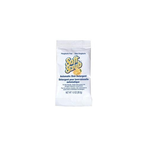 Soft Scrub Dishwasher Detergent Packs - Powder - 1 oz (0.06 lb) - Citrus Scent - 200 / Carton - White