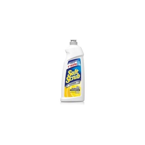 Dial Soft Scrub Total All Purpose Cleanser - 36 fl oz (1.1 quart) - Lemon Scent - 1 Each