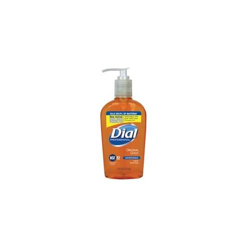 Dial Professional Antimicrobial Liquid Soap - 7.5 fl oz (221.8 mL) - Push Pump Dispenser - Hand - 12 / Carton