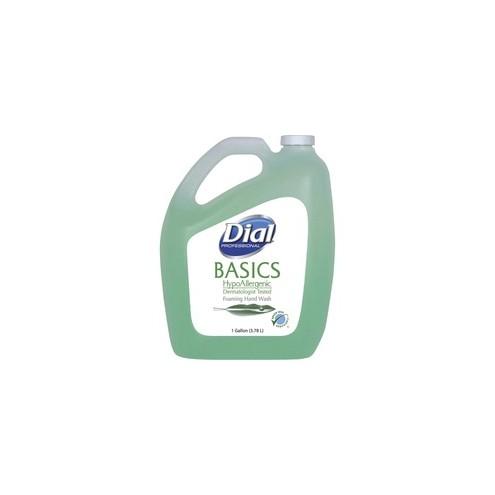 Dial Basics HypoAllergenic Foam Hand Soap - Fresh Scent - 1 gal (3.8 L) - Hand - Light Green - 1 Each