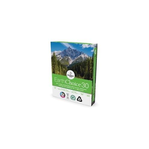 Domtar EarthChoice30 Recycled Office Paper - 88% Opacity - Letter - 8 1/2" x 11" - 20 lb Basis Weight - 1 Carton - White