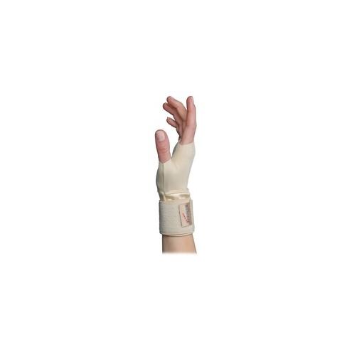 Dome Handeze Therapeutic Activity Glove - Small Size - Beige - Flexible, Adjustable Wrist Closure - For Medical - 2 / Pair