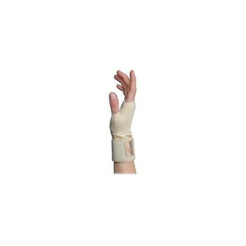 Dome Handeze Therapeutic Activity Glove - Medium Size - Beige - Flexible, Adjustable Wrist Closure - For Medical - 2 / Pair