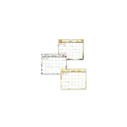 Day Runner PM1791G Watercolor Theme Wall Calendar - Monthly - 1 Year - January till December - 1 Month Single Page Layout - 15" x 12" Sheet Size - Wire Bound - Paper - 1 Each