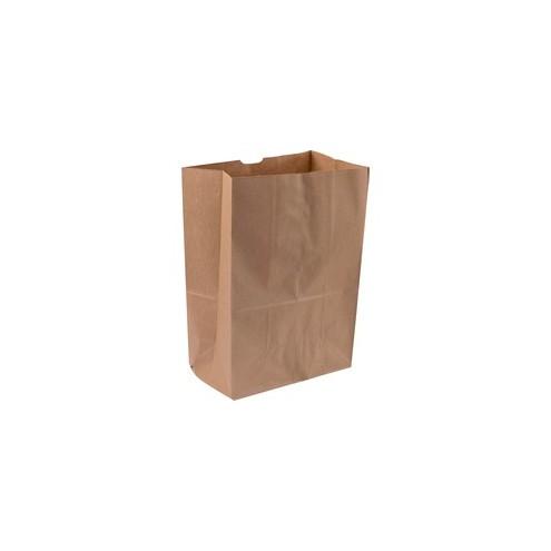 Duro Tall Paper Grocery Bags - Kraft - Kraft Paper - 500/Carton - Grocery