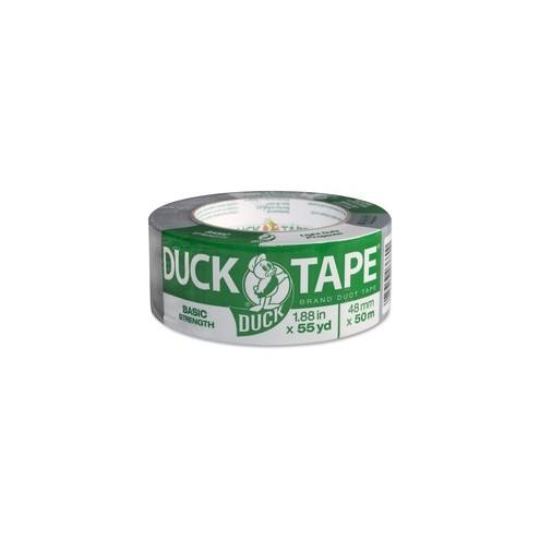 Duck Brand Basic Strength Duct Tape - 55 yd Length x 1.88" Width - 6 mil Thickness - 3" Core - Cotton Backing - Gray