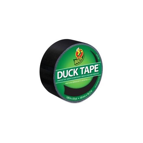 Duck Brand Brand Color Duct Tape - 20 yd Length x 1.88" Width - 1 / Roll - Black