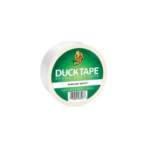 Duck Brand Brand Color Duct Tape - 20 yd Length x 1.88" Width - 1 Roll - White