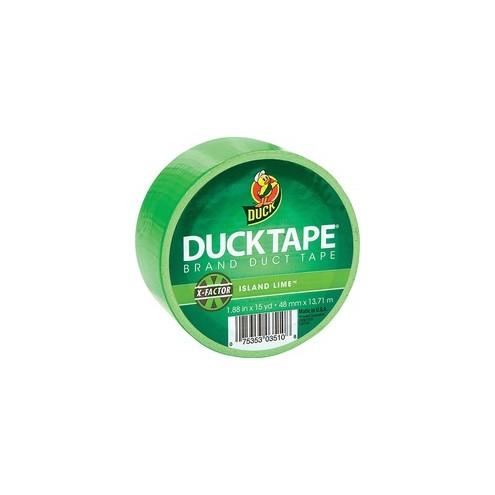 Duck Brand Color Duct Tape - 15 yd Length x 1.88" Width - 1 Roll - Neon Green